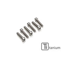 Screws set triple clamp bottom M8x25 (6 pcs) - Titanium