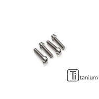 Screws set front axle clamp M8x25 (4 pcs) - Titanium