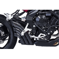 MV AGUSTA RIVALE <2021 HYDROTRE BLACK CARBON COVER (Full open pipes, no dbk)