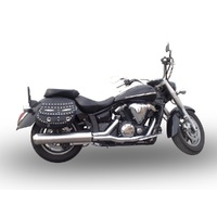 GPR  Yamaha Xvs 1300 Midnight Star  2006-2014, Inox Oval Bomb, including removable db killer and link pipe 